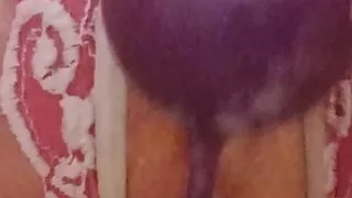 My pussy makes cum from horniness