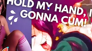 Baby I can't sleep watch porn with me - ExotiqFox Solo Gooner Girl POV Masturbating