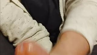 She trys to stroke me stroke me