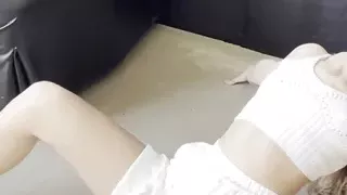 short skirt big feet socks yoga