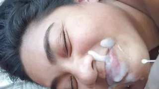 I leave my ex-girlfriend's face full of milk