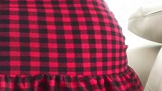 Elena Plays with Her Butt with a Bottle of Ouzo Plomari Tearing It and Screaming While Wearing a Red Mini Dress