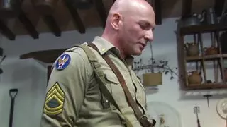 Franco Bangs the Old-time Housewife on the Kitchen Table