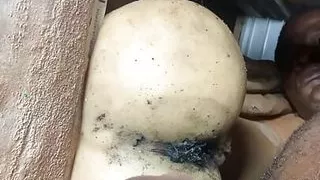 Let me fuck this big slut so hot by hearing my house neighbors ringing tone when getting fuck by anal