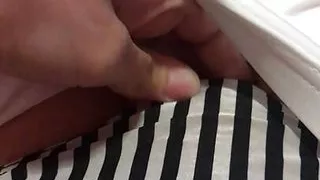 Virgin girl fingering herself when roommates are next room