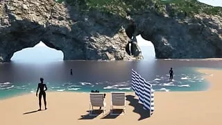 Milfy City Part 97 with Linda on the Beach by LoveSkySan69