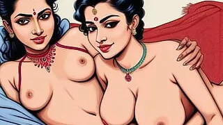 Indian Aunt Pussy and Ass Fucking