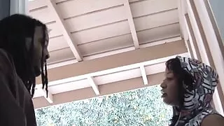 Busty Ebony Slut Takes Big Black Dick!