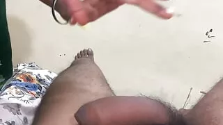 Friend saw me fingering in relaxation.