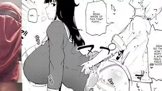 Edging to My Unresisting Meat Onahole Classmate Hentai Comic