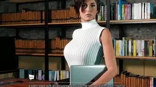 Lora Croft Adventures - Librrians Pussy she's not wearing panties