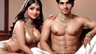 Desi Indian stepsister fucked by stepbrother under the pretense of giving message