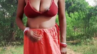 Horny Couple Outdoor Fuck In The Indian Forest