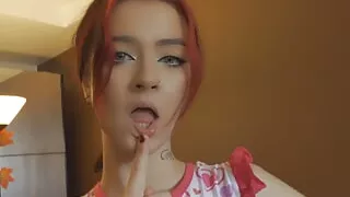 Jerking Cock with My Foot in the Shower