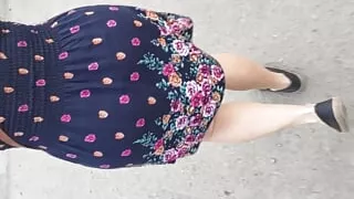 Camera Under Skirt Mature In Thong