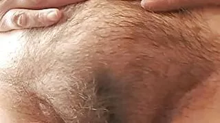 Perverted wife showing her hairy pussy to neighbor