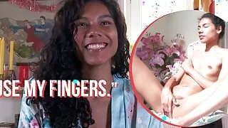 Ersties - Columbian Babe Caroline Fingers Herself Outdoors