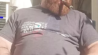 Just enjoying a good cigar