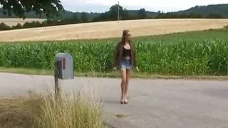 Brunette Amateur German slut enjoys hardcore fuck