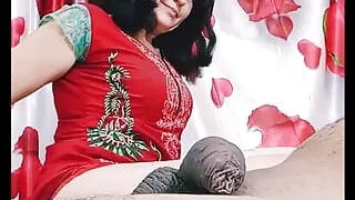 Slutty woman catches the pervert man and fulfills his wish.