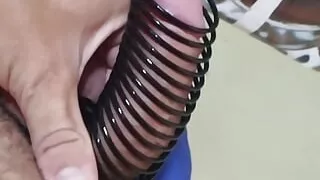 A Spring Inserted Into the Stick Helps with Growth.