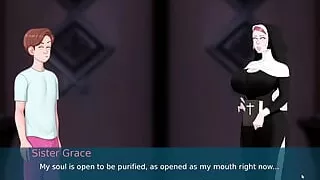 Sexnote - All Sex Scenes Taboo Hentai Game Pornplay Ep.32 Nun Love Anal Creampie to Purify Her Sins!