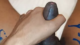 Teen boy big handjob on Hotel room