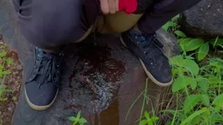 Hot Indian mallu girl enjoys early morning chut chudai in jungle