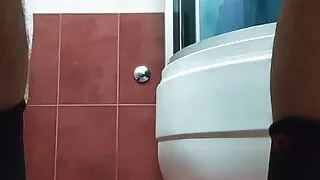 Prostate massage and cumshot