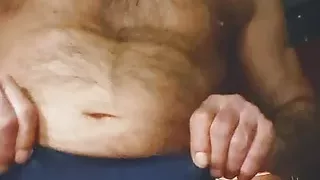 Shh! Sneaky daddy teasing you with hairy chest and soft warm cock - Danny Block