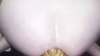 Love riding this 16" Tapered Silicone Toy! 4k!