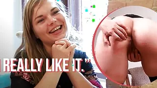 Ersties - Beautiful Viktoria Fingers Her Hairy Pussy