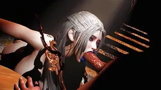 3D Big Boobs Slut MILF with Hot Tattoo Cheating with Big Cock