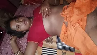 Romantic shocking with first time village housewife with boobs close up and hard ficking com in pussy