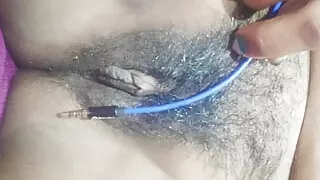 Horny bhabhi housewife fingering her hot pussy in the bedroom