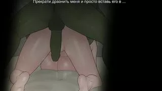 An orc is stretching my redheaded wife's hole with his huge dick, and it turns me on to on them