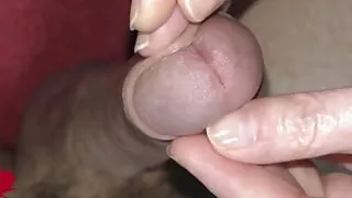 Open Peehole Cumshot