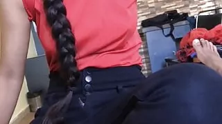 Fuck my frind wearing after red Top hindi audio