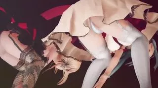 Mmd R-18 Anime Girls Sexy Dancing Clip 358