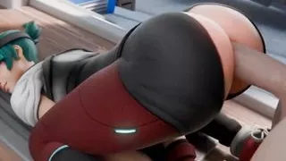 Kiriko DoggyStyle Backshots Fucked by Big White Cock Hung Man