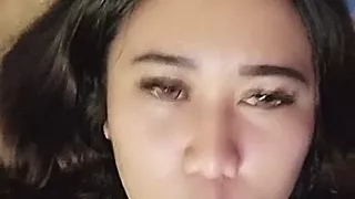 POV  das Gesicht des Girls beim Sex beobachtet