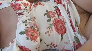 Bored housewife plays with herself and talks dirty