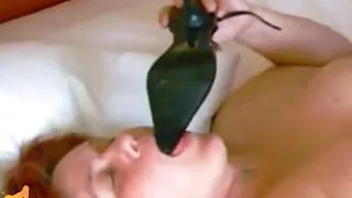 Masturbation with shoes