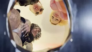 Pissing in the Bowl - Admire our ass and pussy - Obligated to sniff our pee