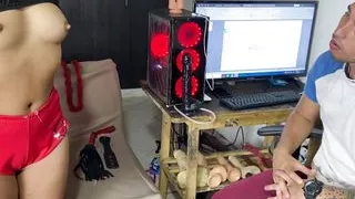 Indian girl arrives for her first job interview and ends up fucked by the boss