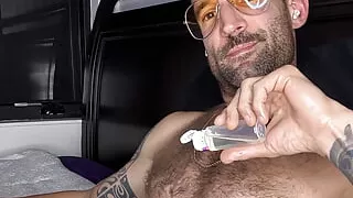 Oiling My Body and Blowing a Big Nut