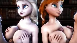 Fh - Elsa Frozen Sfm by Foxie2k