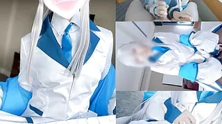Blue Archive Noa Cosplaying Sweetly sadistic, brain-melting dirty talk teasing