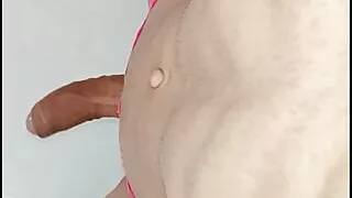 Big And Venezuelan Cock, Body Fitness Intense Masturbation, Six Pack, Femboy, Gay, Close-up