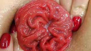 Deep Ball Shape Dong Fuck & Prolapse by Hotkinkyjo